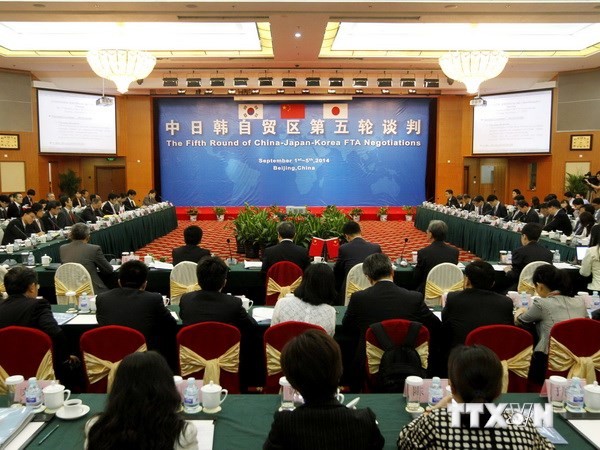 РК, Китай и Япония завершили 5-й раунд переговоров по Соглашению о свободной торговле - ảnh 1